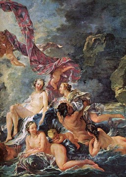 Francois Boucher Painting - The Triumph of Venus Rococo Francois Boucher